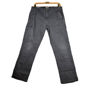 Weatherproof Vintage Relaxed Fit Men's Cargo Work Pants Gray Size 32 x 28